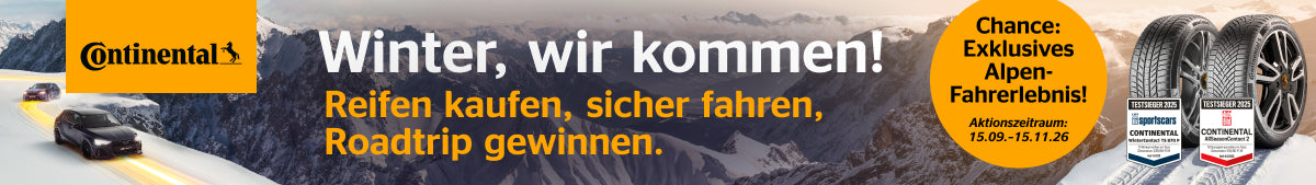 Continental Winter, wir kommen - Aktionszeitraum 15.09. bis 15.11.2026